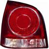 Aftermarket FARO-FANALE POSTERIORE SINISTRO VOLKSWAGEN POLO 2005-2009 FONDO ROSSO