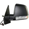 Aftermarket SPECCHIETTO RETROVISORE DESTRO PER FIAT DOBLÒ COMBI 2010-2015 ELETTRICO NERO