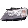 Aftermarket FARO-FANALE ANTERIORE SINISTRO PER BMW X3 F25 2010-2014 CORNICE NERA