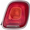 Aftermarket FANALE POSTERIORE DESTRO PER FIAT 500X 2015-2018 BORDO CROMATO