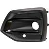 Aftermarket GRIGLIA PARAURTI ANTERIORE SINISTRA PER AUDI Q5 DAL 2020 NERA C/FENDINEBBIA