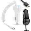 NAmobile Cavo di ricarica da auto per Samsung Galaxy S26, S25, S24, S23, S22, S21; caricabatterie da auto USB-C, colore: bianco