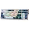 Merkloos Tastiera gaming gasket RGB 98 tasti switch lineari rossi wireless