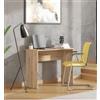 BellaHome Scrittoio basic rovere nodato 98x45x74 cm