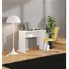BellaHome Scrittoio basic bianco opaco 98x45x74 cm