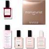 Manucurist Routine Green Amour Set Smalti Normali per Unghie | Kit Smalto Resistente Senza Lampada: Solvente, Base Coat, Smalto Effetto Gel, Top Coat, Gocce Asciuganti