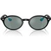 Ray-Ban Occhiali da Sole RB4315 601/8O Nero/Blu Specchiato Unisex 51/21/145