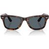Ray-Ban Occhiali da Sole RB2140 1463R5 Wayfarer Marrone/Blu Unisex 52/22/150
