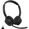 Jabra Evolve3 45 cuffie con microfono Bluetooth wireless, USB-A, MS Teams