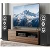 FENTON ALTOPARLANTI PAVIMENTO HIFI TORRE TOWER 500W DIFFUSORI PASSIVI HOME THEATRE