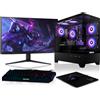 BEASTCOM Q5 | Pro Gaming PC | Intel i9-12900F 16X 5.10GHz 24-Threads | NVIDIA RTX 5070 12GB | 16GB RAM | 1TB NVMe SSD | 27" LED Monitor + Tastatur-Set | WiFi 5 | Win 11