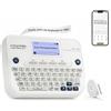 Merkloos Stampante per etichette - Tastiera QWERTZ e Bluetooth - 1 rotolo - Bianca - Per scuola, ufficio e cucina