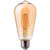 V-TAC VT-1966 6W LED ST64 FILAMENT AMBER COVER BULB COLORCODE:2200K E27