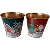 MERCURY VASO DECORATO IN LATTA D.12XH.11 44884