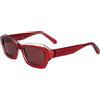 Calvin Klein Jeans occhiali da sole unisex CKJ24608S dark red 1 St