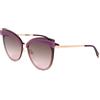 Ana Hickmann occhiali da sole donna AH3178 gold-coloured purple 1 St