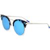 Ana Hickmann occhiali da sole donna HI3038 mottled blue silver-coloure