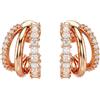 Swarovski - Orecchini a Cerchio da Donna Bianchi Hyperbola 5698702 - - Accessories - Donna - Rosa