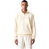 Lacoste - Felpa con zip e collo alto in pile - - Sweatshirts & Hoodies - Uomo - Beige