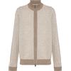Boss - Balonso Zip Cardigan - - Knitwear - Uomo - Beige