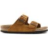 Birkenstock - Sandali Arizona Suede Soft Footbed - - Shoes - Uomo - Marrone