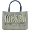 Diesel - Iconica mini shopper in denim - - Bags - Donna - Blu