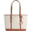 Michael Kors - Jet Set Travel Large Logo Tote - - Bags - Donna - Bianco