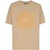 Balmain - T-shirt con ricamo medaglia - - Tops - Uomo - Beige