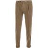 Michael Coal - Pantaloni Beige con Tasche Laterali e Chiusura Frontale in Tessuto Tecnico da Uomo - - Trousers - Uomo - Beige