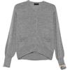 Liu Jo - Cardigan in Lana Grigia con Bracciale Integrato Gold-Tone - - Knitwear - Donna - Grigio