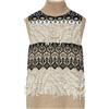 Liu Jo - Gilet Jacquard con Ricami di Gioielli - - Jackets - Donna - Beige