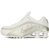 Nike - Bianco Argento Metallico Shox R4 Sneakers - - Sport - Donna - Bianco
