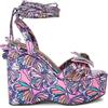 Kurt Geiger - Butterfly Ankle Tie Wedge - - Shoes - Donna - Multicolore