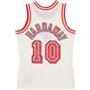 Mitchell & Ness - Canotta Basket Uomo Nba Off White Team Color Swingman Jersey Hardwood Classics 1996 No 10 Tim Hardaway Miahea Off White - - Sport - Uomo - Multicolore
