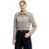 Guess - Geraldine Checked Jacket - - Jackets - Donna - Marrone