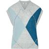 Liu Jo - Gilet Argyle con Ricami di Gioielli - - Knitwear - Donna - Multicolore