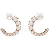 Swarovski - Orecchini Cerchio Donna Bianco Matrix 5692264 - - Accessories - Donna - Rosa