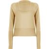 Wolford - Luxe Merino TOP Long Sleeves - - Knitwear - Donna - Beige