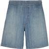 Balmain - Shorts in Denim Sbiadito - - Shorts - Uomo - Blu