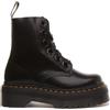 Dr. Martens - Molly 6 Eyelet Platform Ankle Boot - - Shoes - Donna - Nero