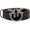 PINKO - Cintura 3 cm con Fibbia Love Birds - - Accessories - Donna - Nero