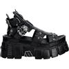 New Rock - M-Bios104-C7 Sandali Platform - - Shoes - Donna - Nero