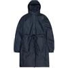 Rains - Lohja Long Insulated Curve Jacket - - Coats - Donna - Blu