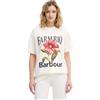 Barbour - T-shirt Wildflower - - Tops - Donna - Beige