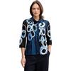 Joseph Ribkoff - Camicia con Stampa Astratta - - Blouses & Shirts - Donna - Blu