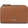 PINKO - Mini Wallet Vitello Seta - - Accessories - Donna - Marrone