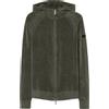RRD - Felpa con cappuccio e zip in velluto Techno Wash - - Jackets - Uomo - Verde