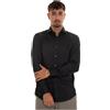Boss - Camicia Elegante Effetto Lucido con Gemelli - - Shirts - Uomo - Nero