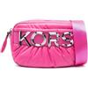 Michael Kors - Leonie Logo Plaque Crossbody - - Bags - Donna - Rosa