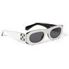 Off White - Bianco/Grigio Gatto Occhiali da sole Modello Orlando - - Accessories - unisex - Bianco